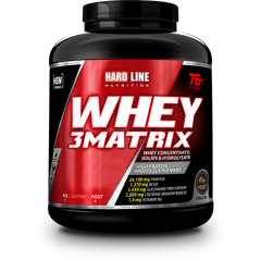 Hardline Whey 3 Matrix 2300 Gr - Çikolata