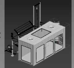 GYMHOLIX® FastBox Large Elite | Outdoor & Tactical Container Gym (GCXXF030)