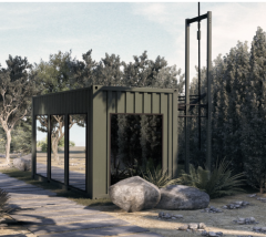 GYMHOLIX® FastBox Large Elite | Outdoor & Tactical Container Gym (GCXXF030)