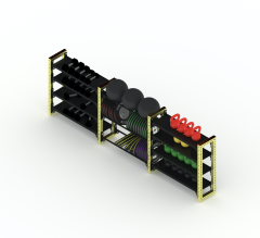 GYMHOLIX® UltraDepo – Profesyonel Gym Depolama ve Ekipman Raf Sistemi