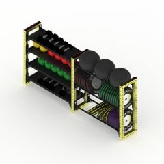 GYMHOLIX® UltraDepo – Profesyonel Gym Depolama ve Ekipman Raf Sistemi