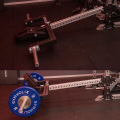 GYMHOLIX® Lever Power Arms | Plate Loaded Güç Kolları (FGX9996) Standart Tek Güç Kolu + Belt Squat Eklentisi