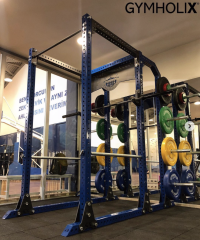 GYMHOLIX® Kafes Pro Cage Rack – Profesyonel Power Rack & Plaka Depolama Ünitesi (FGX0097)
