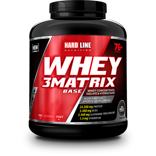 Hardline Whey 3 Matrix Base 2300 Gr - Sütlü Çikolata
