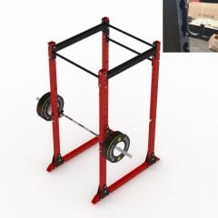 GYMHOLIX® EKO Kafes – Squat & Bench Cage Rack (80x80 Profesyonel Power Rack)