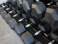 XWORKS 3 Katlı Dambıl Rafı – Dumbbell Depolama Ünitesi (FWX0026) KIRMIZI (RAL3000)