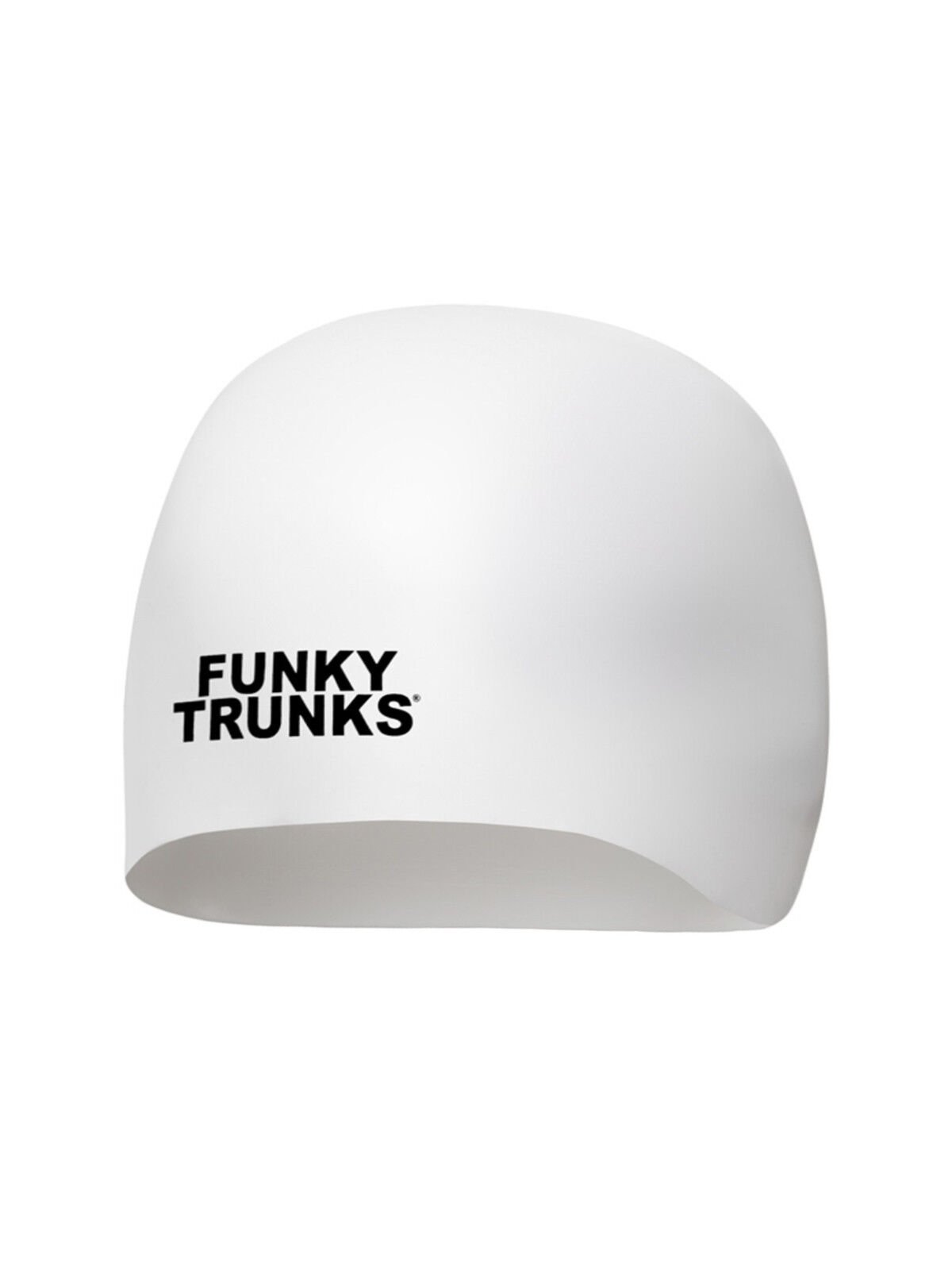 Funky Trunks Dome Racing Swimming Cap Still White – Yarış Bonesi