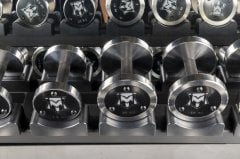 GYMHOLIX® Paslanmaz Çelik Dambıl - Stainless Steel Dumbbell (Tek) (GFWX4010)