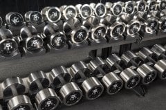 GYMHOLIX® Paslanmaz Çelik Dambıl - Stainless Steel Dumbbell (Tek) (GFWX4010)