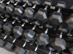 XWORKS 3 Katlı Dambıl Rafı – Dumbbell Depolama Ünitesi (FWX0026) LACİVERT (RAL5022)