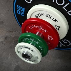 GYMHOLIX® Kauçuk Ara Plakalar (Change Plate) – Hassas Artışlı Olimpik Ağırlık Plakası 2 KG Plaka Çift