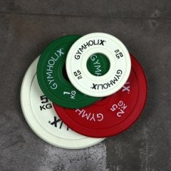 GYMHOLIX® Kauçuk Ara Plakalar (Change Plate) – Hassas Artışlı Olimpik Ağırlık Plakası 2 KG Plaka Çift