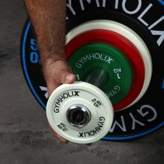 GYMHOLIX® Kauçuk Ara Plakalar (Change Plate) – Hassas Artışlı Olimpik Ağırlık Plakası 2 KG Plaka Çift
