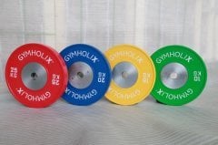 GYMHOLIX® Müsabaka Plaka – Competition Bumper Plate | Kalibreli Olimpik Ağırlık Plakası