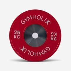 GYMHOLIX® Müsabaka Plaka – Competition Bumper Plate | Kalibreli Olimpik Ağırlık Plakası
