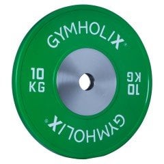GYMHOLIX® Müsabaka Plaka – Competition Bumper Plate | Kalibreli Olimpik Ağırlık Plakası