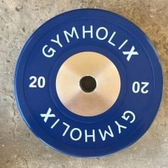 GYMHOLIX® Müsabaka Plaka – Competition Bumper Plate | Kalibreli Olimpik Ağırlık Plakası