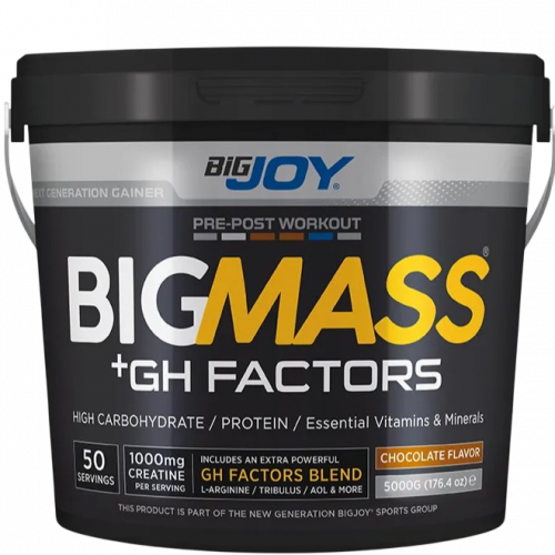 BigJoy Sports Big Mass +GH Factors 5000 Gr - Çikolata
