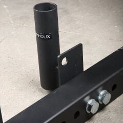 GYMHOLIX® Tekli Dikey Bar Depolama Eklentisi – Halter Askısı (FGA9012) Duvar montajlı (dübel)
