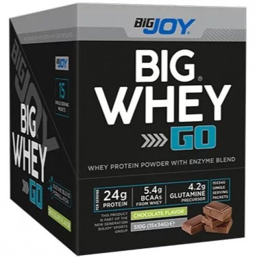 BigJoy Sports BigWhey Go Whey Protein 15 Şase - Çikolata