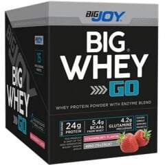 BigJoy Sports BigWhey Go Whey Protein 15 Şase - Çilek
