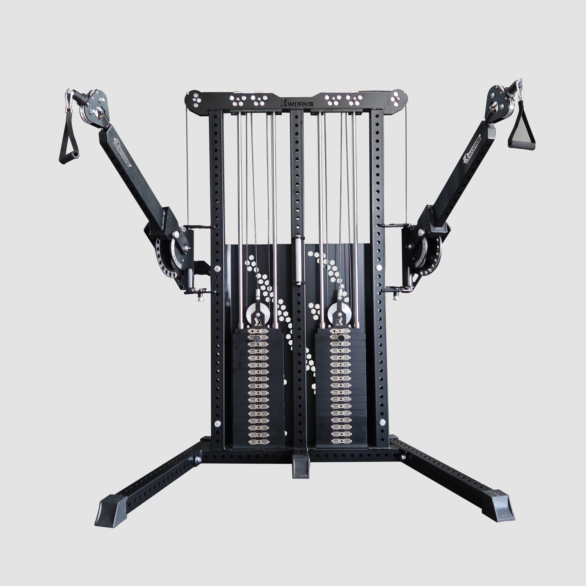 XWORKS Functional Trainer – Çok Yönlü Kule Antrenman Sistemi (PLX0222) ASKERİ YEŞİL (RAL6003)