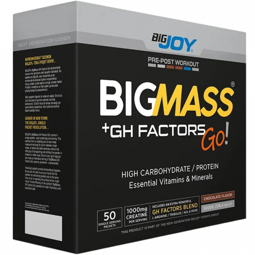 BigJoy Sports Big Mass +GH Factors 50 Saşe - Çikolata