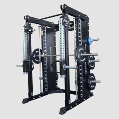 XWORKS Power Smith Machine – Çok Amaçlı Smith & Serbest Ağırlık Ünitesi (FWX0095) KIRMIZI (RAL3000)