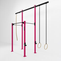 GYMHOLIX® 2 Rack 4 Bacak Orta Tip İstasyon (Rig) (FGXC004) +2 Halat Tırmanma Kulesi