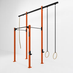 GYMHOLIX® 2 Rack 4 Bacak Orta Tip İstasyon (Rig) (FGXC004) +2 Halat Tırmanma Kulesi