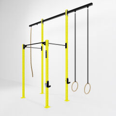 GYMHOLIX® 2 Rack 4 Bacak Orta Tip İstasyon (Rig) (FGXC004) +2 Halat Tırmanma Kulesi