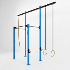 GYMHOLIX® 2 Rack 4 Bacak Orta Tip İstasyon (Rig) (FGXC004) +2 Halat Tırmanma Kulesi