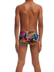 Funky Trunks Sunset City Erkek Çocuk Antrenman Mayo, 10cm Trunks
