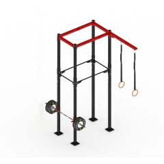 GYMHOLIX® 2 Rack 4 Bacak Orta Tip İstasyon (Rig) (FGXC004) Standart Kulesiz
