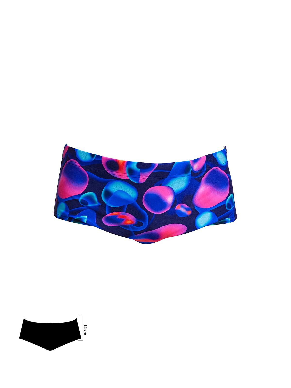 Funky Trunks Liquid Lights Erkek Çocuk Antrenman Mayo, 14cm Trunks