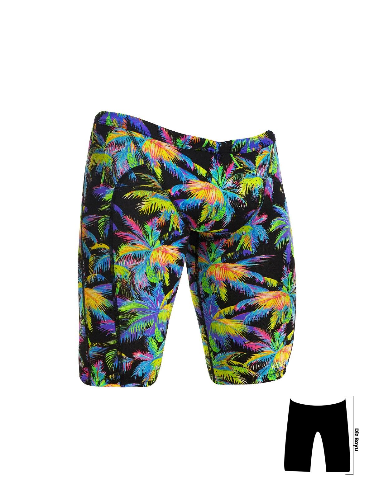 Funky Trunks JAM Paradise Please Erkek Antrenman Mayo, Dizboyu Jammer