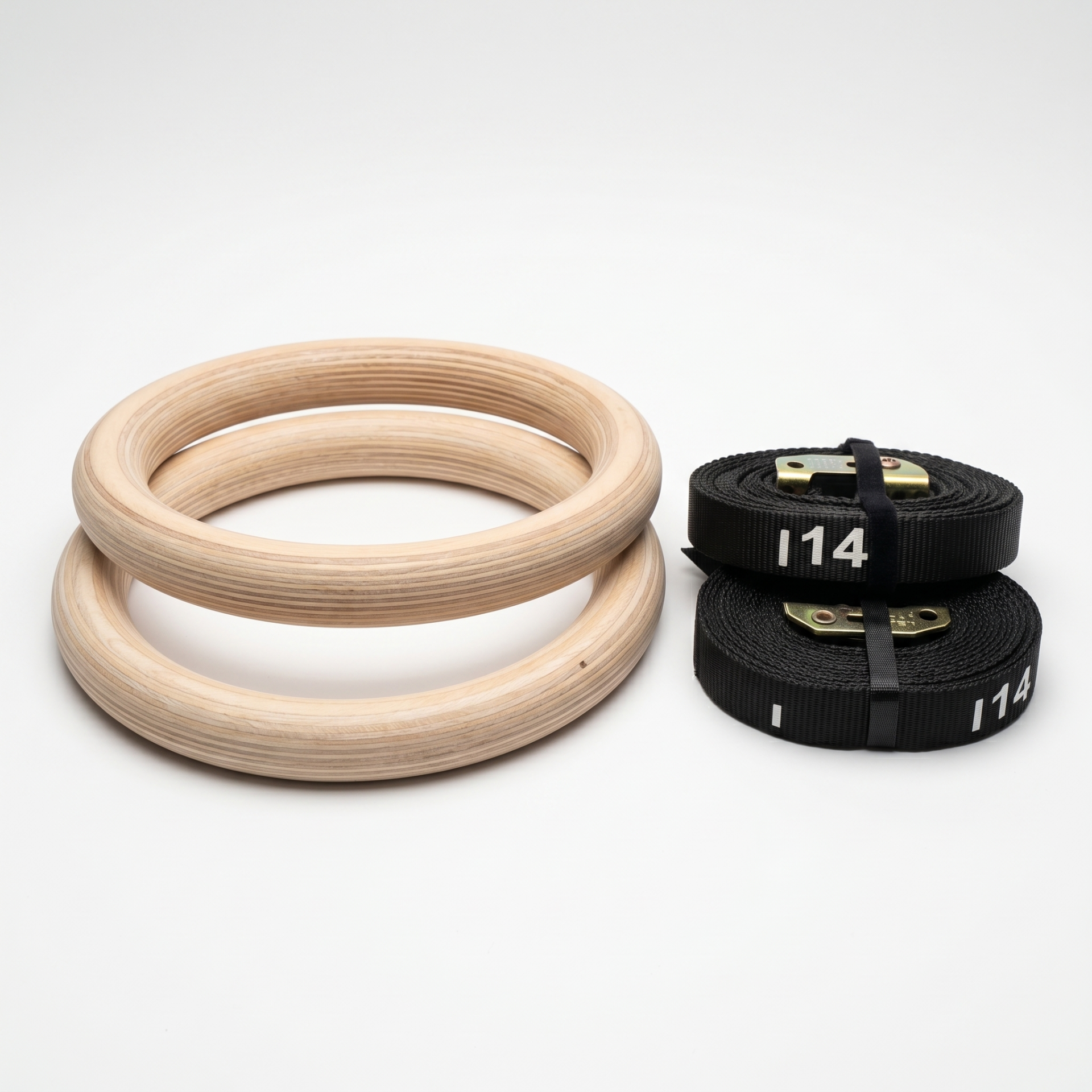 GYMHOLIX® Olimpik Jimnastik Halkası Ahşap Gym Ring | CrossFit & Calisthenics Halkası (OGS9100)