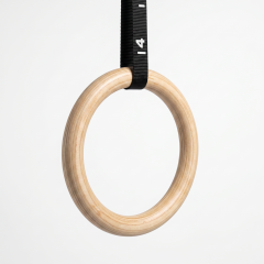 GYMHOLIX® Olimpik Jimnastik Halkası Ahşap Gym Ring | CrossFit & Calisthenics Halkası (OGS9100)