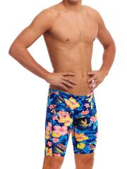 Funky Trunks JAM In Bloom Erkek Antrenman Mayo, Dizboyu Jammer
