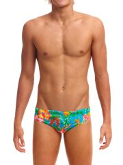 Funky Trunks Blue Hawaii (Classic) Slip Mayo, Erkek Antrenman Mayo