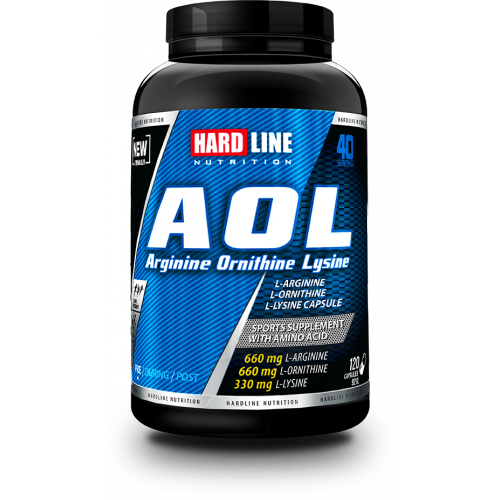 Hardline AOL 120 Kapsül (Arjinin, Ornitin, Lizin)