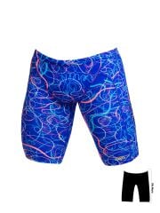 Funky Trunks JAM Lashed Erkek Antrenman Mayo, Dizboyu Jammer