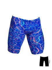 Funky Trunks JAM Lashed Erkek Antrenman Mayo, Dizboyu Jammer