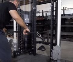 GYMHOLIX® DAP Halteri (Pulley Bar) – Kablo İstasyonu ve Lat Pulldown Aparatı (FGA0058)