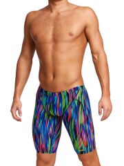 Funky Trunks JAM Rain Down Erkek Antrenman Mayo, Dizboyu Jammer