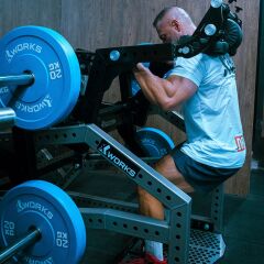 XWORKS Squat XPRO – Güvenli Squat Antrenman Platformu (FWX0500) METALİK GRİ (RAL9023)