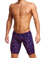 Funky Trunks JAM Serial Texter Erkek Antrenman Mayo, Dizboyu Jammer