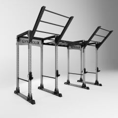 GYMHOLIX® Kafes 2 İstasyon 4 Rack 8 Bacak Rig | Profesyonel Cross Training Rig (FGX0103)