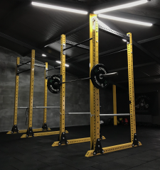 GYMHOLIX® Kafes 2 İstasyon 4 Rack 8 Bacak Rig | Profesyonel Cross Training Rig