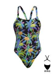Funkita BF Paradise Please Kadın Antrenman Mayo, Kalın Askılı